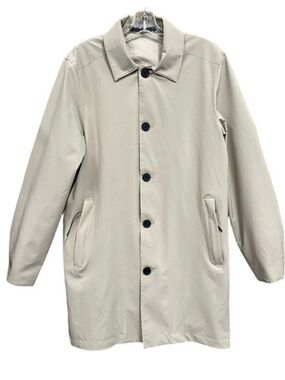 Selected Homme Mens beige trench coat Small Water Repellant Neutral